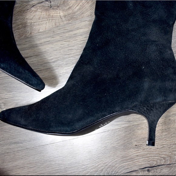 NWOB Lena suede heeled boots - Picture 3 of 7